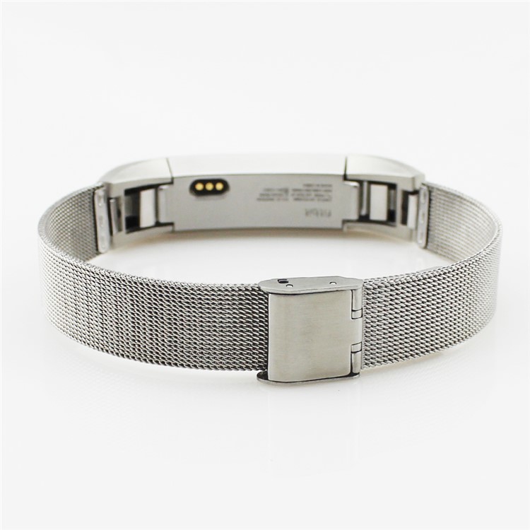 Uhrenarmband Aus Edelstahl Für Fitbit Alta - Silberfarbe-7