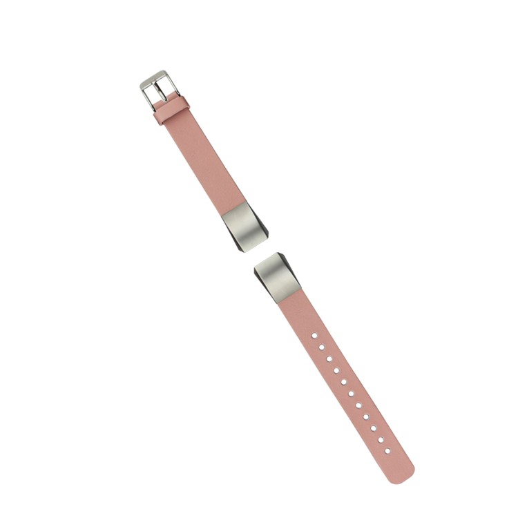 Genuine Leather Replacement Watch Band Bracelet for Fitbit Alta - Pink-1