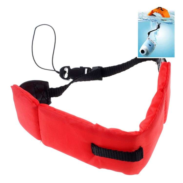 LINGLE Universal Waterproof Floating Camera Wrist Strap for Underwater GoPro etc Action Camera - Red-1