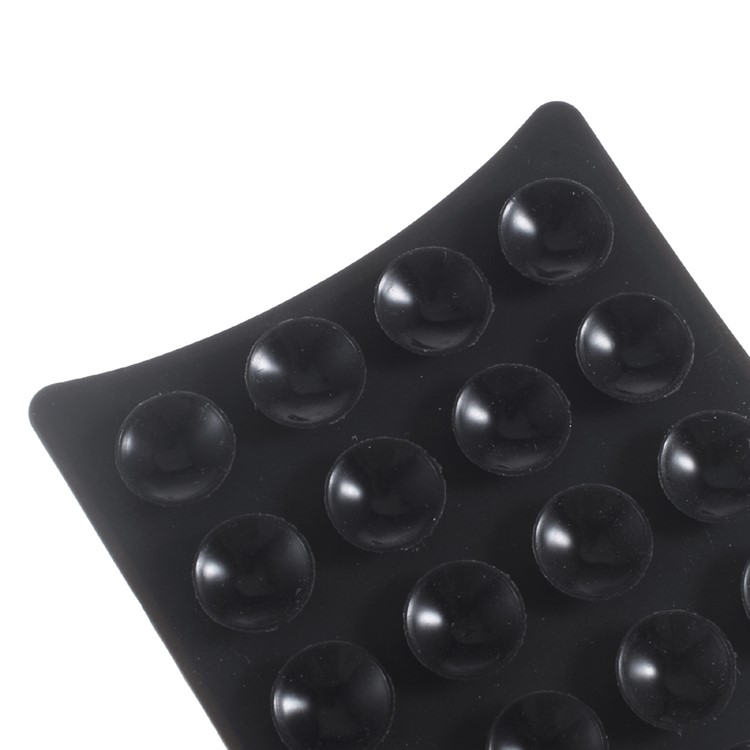 Anti-slip Suction Cup Silicone Sucker Mat Holder for Mobile Phones - Black-5