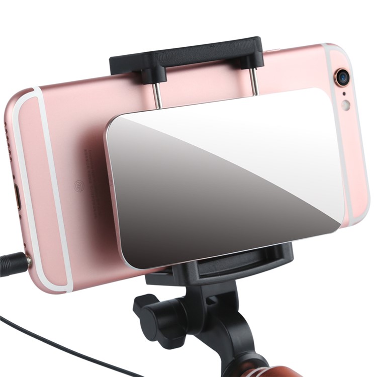 BENKS Mirror Wire Control Extendable Selfie Stick for Samsung Galaxy Note7 - Rose Gold-12