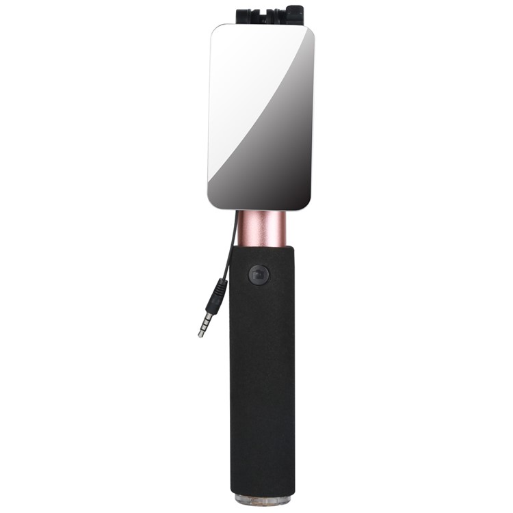 BENKS Mirror Wire Control Extendable Selfie Stick for Samsung Galaxy Note7 - Rose Gold-4
