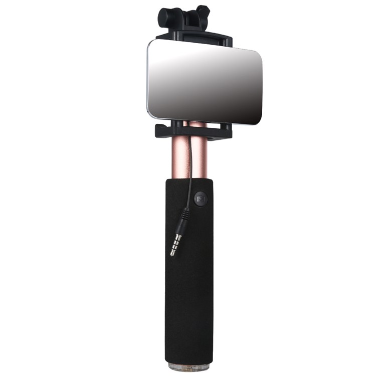 BENKS Mirror Wire Control Extendable Selfie Stick for Samsung Galaxy Note7 - Rose Gold-5