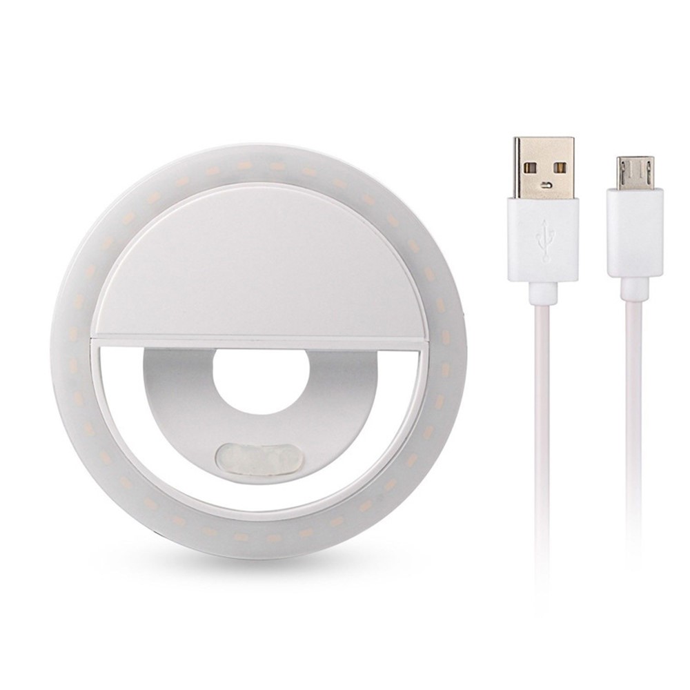 Universal Portable Clip-On 36 LED Dimmable Selfie Light Fill-in Light Pocket Spotlight - White-1