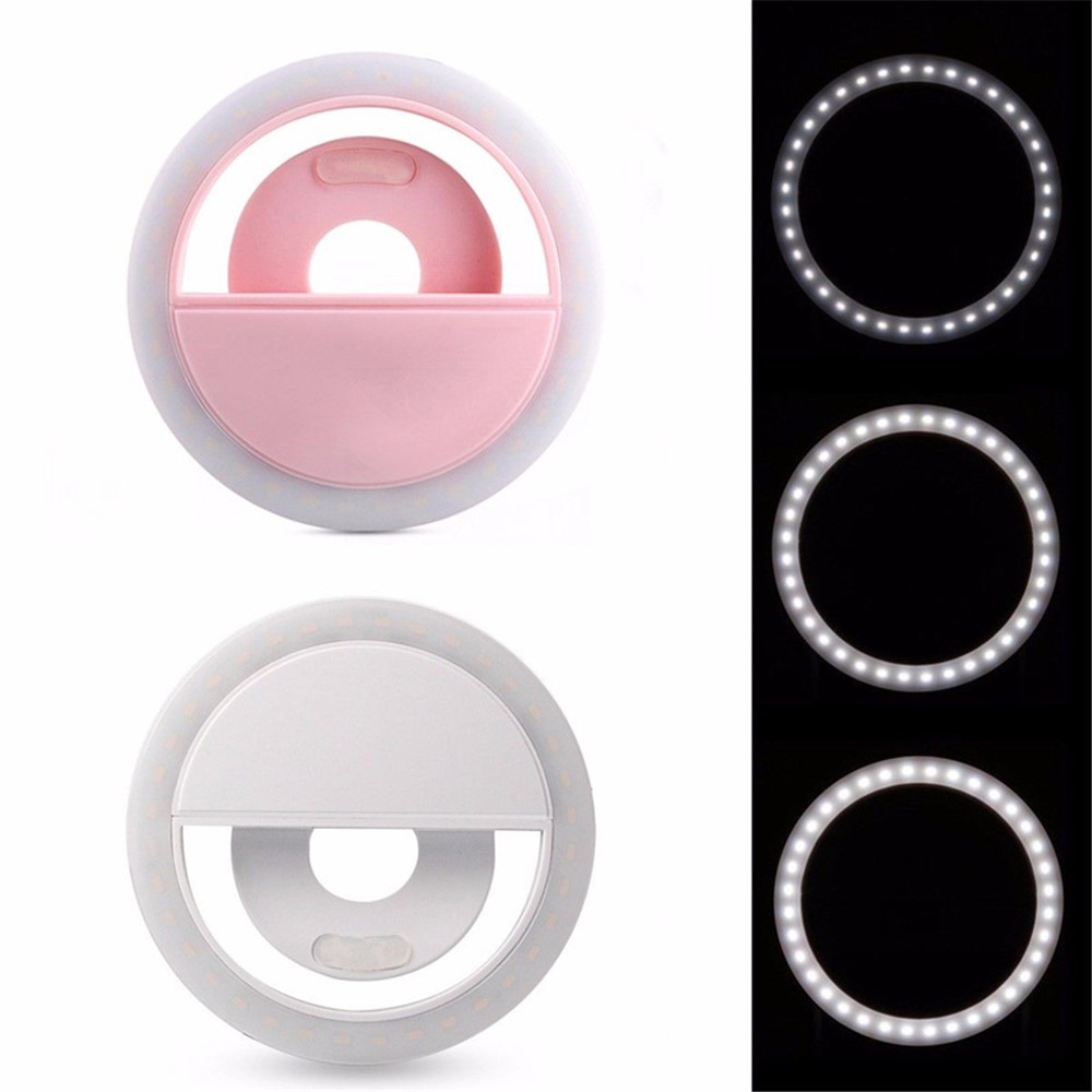 Universal Portable Clip-On 36 LED Dimmable Selfie Light Fill-in Light Pocket Spotlight - White-5