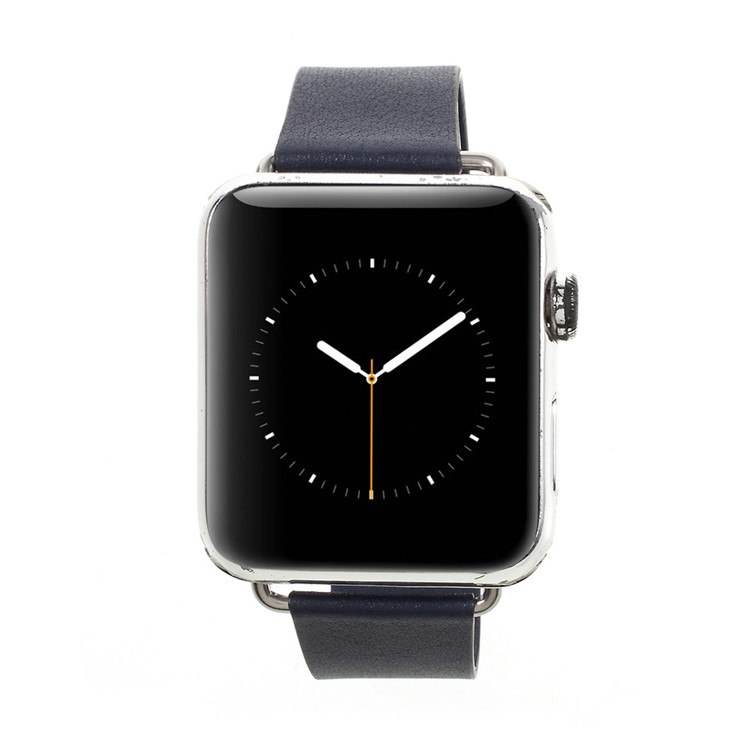 Genuine Leather High-quality Watch Band for Apple Watch Series 1 Series 2 Series 3 42mm - Dark Blue-10