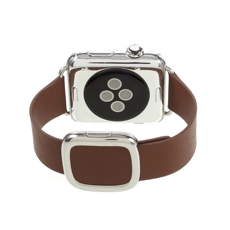 Genuine Leather High-quality Watch Strap for Apple Watch Series 1 Series 2 Series 3 42mm - Brown-7
