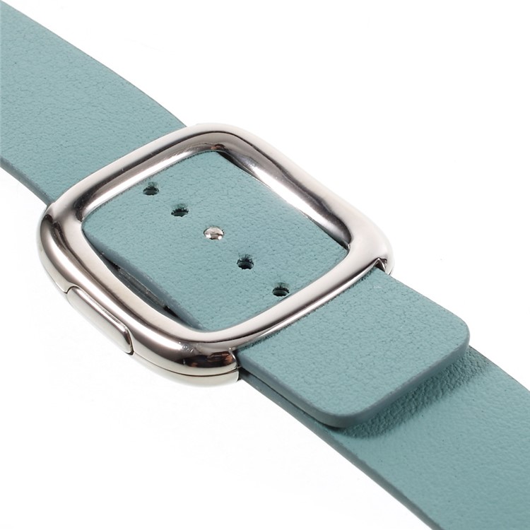 Modernes Echtlederarmband Für Apple Watch Serie 3 Serie 1 Serie 2 38mm - Baby Blau-6