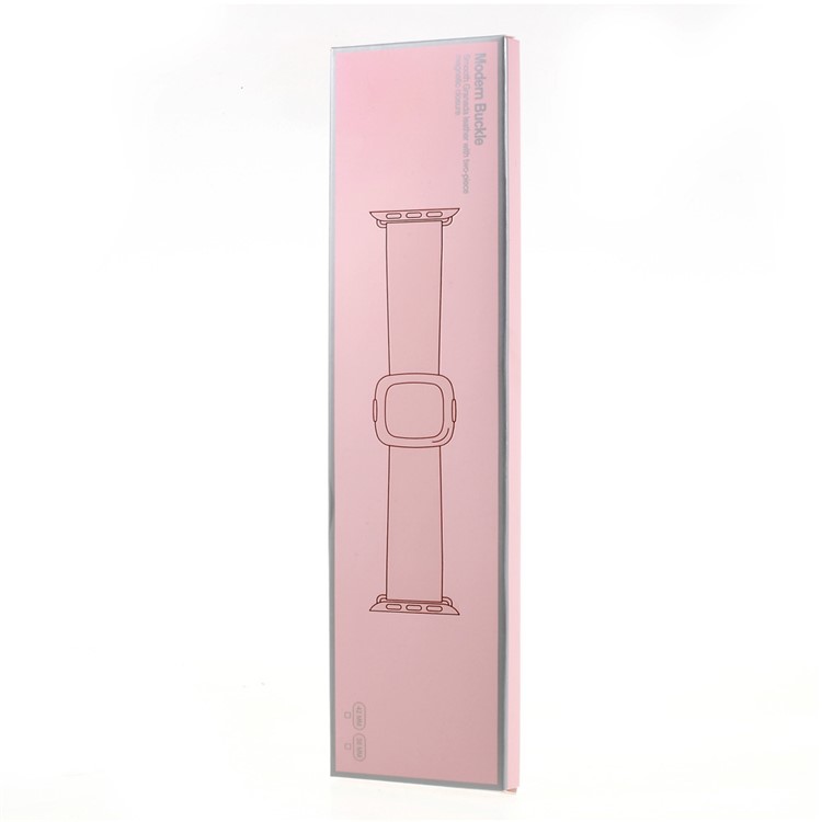 Modernes Echtlederarmband Für Apple Watch Serie 3 Serie 1 Serie 2 38mm - Baby Blau-9