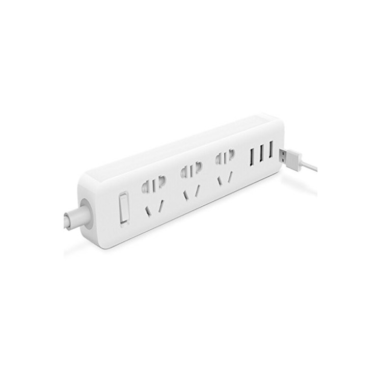 XIAOMI 3 USB Power Strip Portable Socket Outlet - CN Plug / White-3