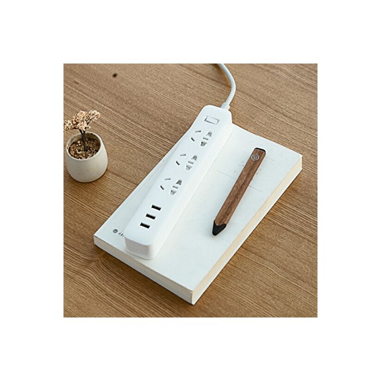 XIAOMI 3 USB Power Strip Portable Socket Outlet - CN Plug / White-7