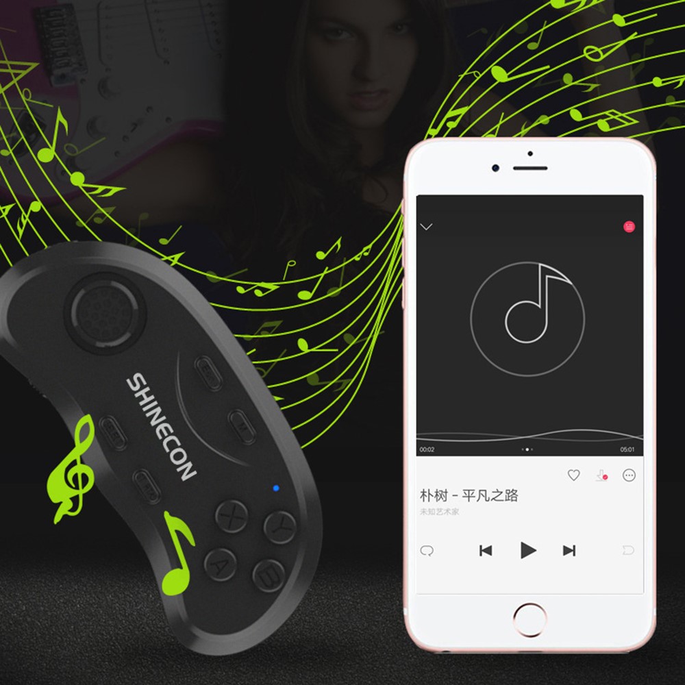 VR SHINECON Bluetooth Remote Control Game Handle Wireless Shutter-1