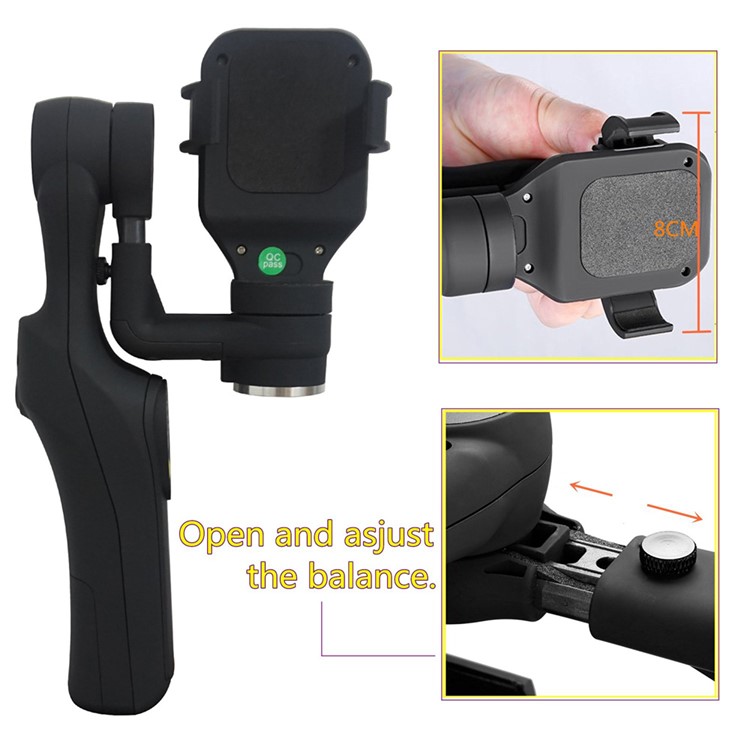 XJJJ JJ-1 2-Axis Handheld Brushless Gimbal Bluetooth Smartphone Stabilizer for iPhone 7 Plus / 7-5