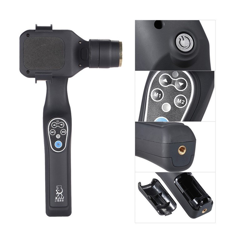 XJJJ JJ-1 2-Axis Handheld Brushless Gimbal Bluetooth Smartphone Stabilizer for iPhone 7 Plus / 7-7