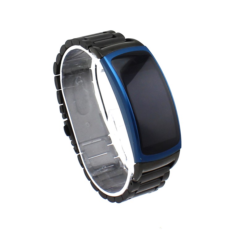Stainless Steel Watch Strap for Samsung Gear Fit 2 SM-R360 - Black-2