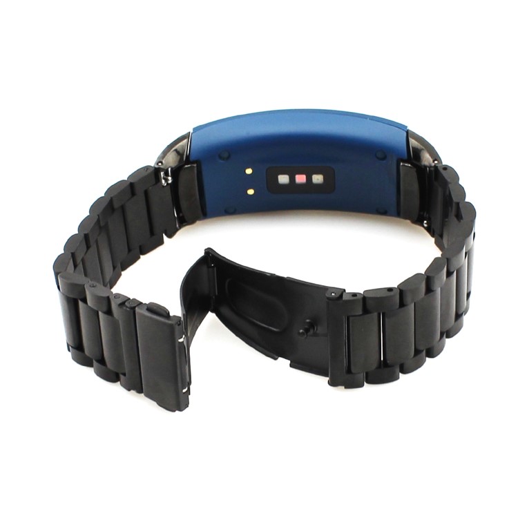 Stainless Steel Watch Strap for Samsung Gear Fit 2 SM-R360 - Black-4