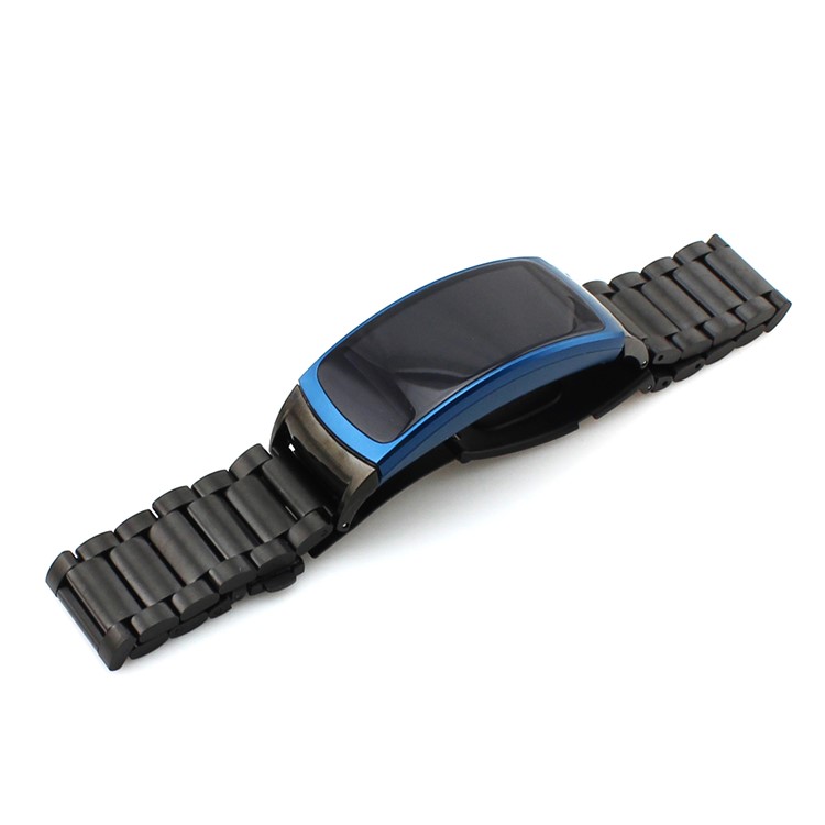 Stainless Steel Watch Strap for Samsung Gear Fit 2 SM-R360 - Black-5