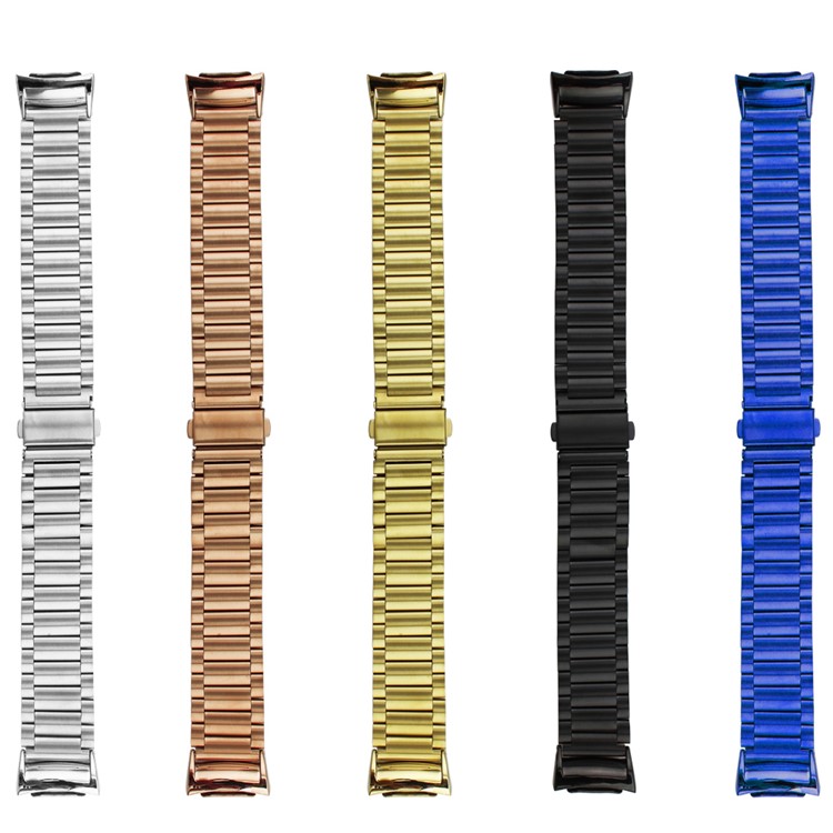 Stainless Steel Watch Strap for Samsung Gear Fit 2 SM-R360 - Black-7