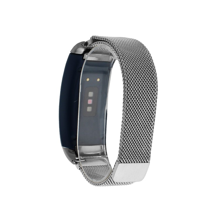 Magnetic Milanese Loop Stainless Steel Watch Band for Samsung Gear Fit 2 - Silver Color-2