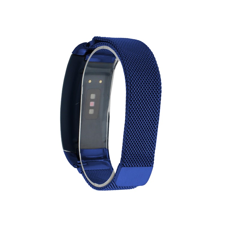 Magnetic Milanese Loop Watch Band Strap for Samsung Gear Fit 2 - Blue-2