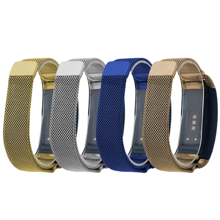 Magnetic Milanese Loop Watch Band Strap for Samsung Gear Fit 2 - Blue-6