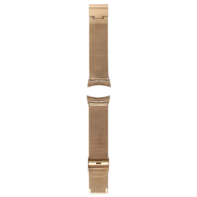 Stainless Steel Mesh Wrist Watch Band for Samsung Gear Fit 2 SM-R360 - Rose Gold Color-2