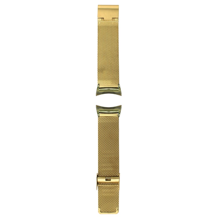 Stainless Steel Mesh Wrist Watch Strap for Samsung Gear Fit 2 SM-R360 - Gold Color-2