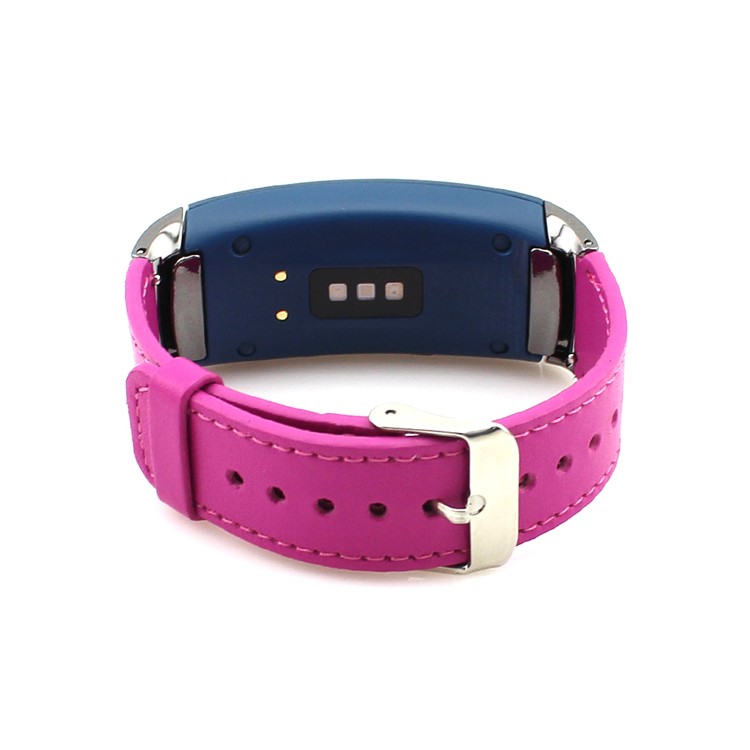Genuine Leather Watch Strap for Samsung Gear Fit 2 SM-R360 - Rose-2