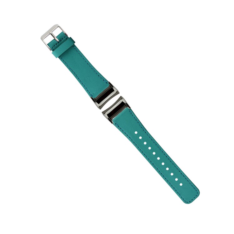 Genuine Leather Wrist Strap for Samsung Gear Fit 2 SM-R360 - Green-1