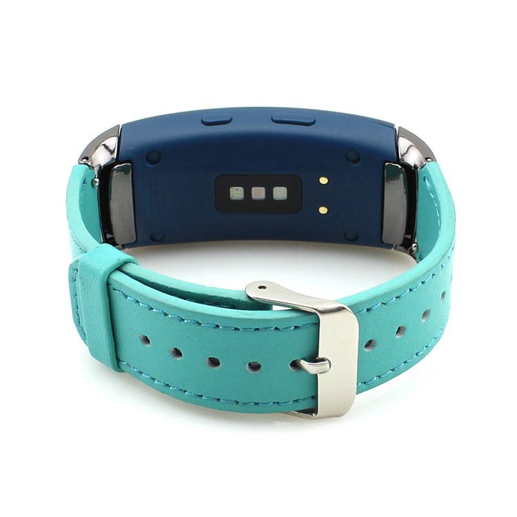 Genuine Leather Wrist Strap for Samsung Gear Fit 2 SM-R360 - Green-2
