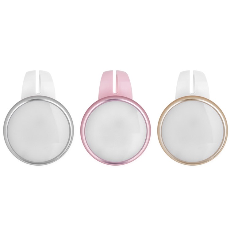 MOMAX X-Light Mini Clip-on Selfie LED Fill Light for iPhone iPad Samsung - Silver Color-11
