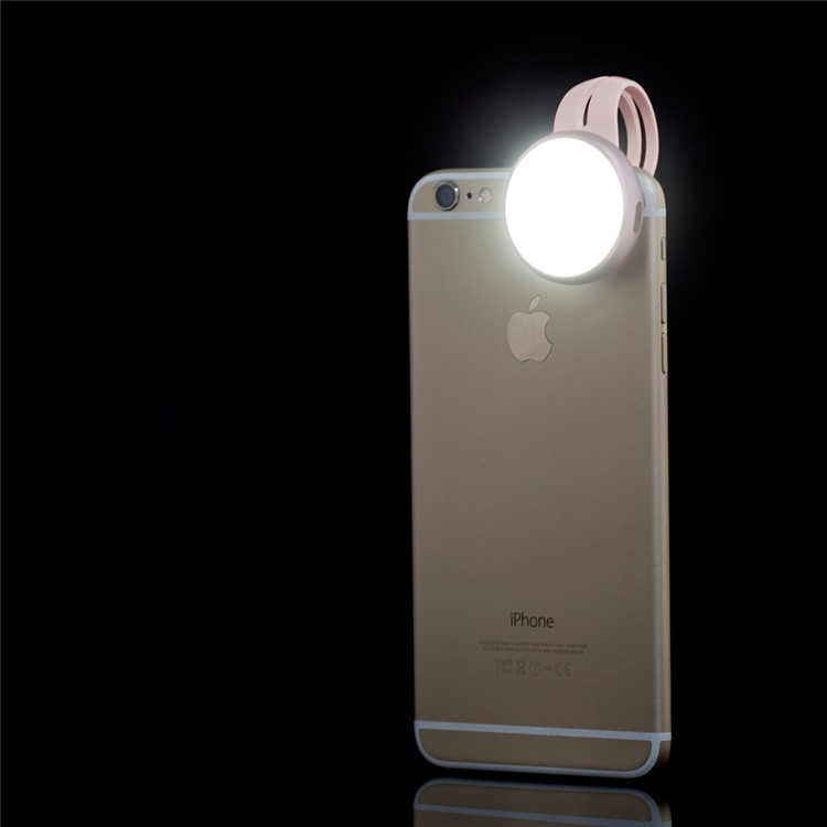 MOMAX X-Light Mini Clip-on Selfie LED Fill Light for iPhone iPad Samsung - Silver Color-15