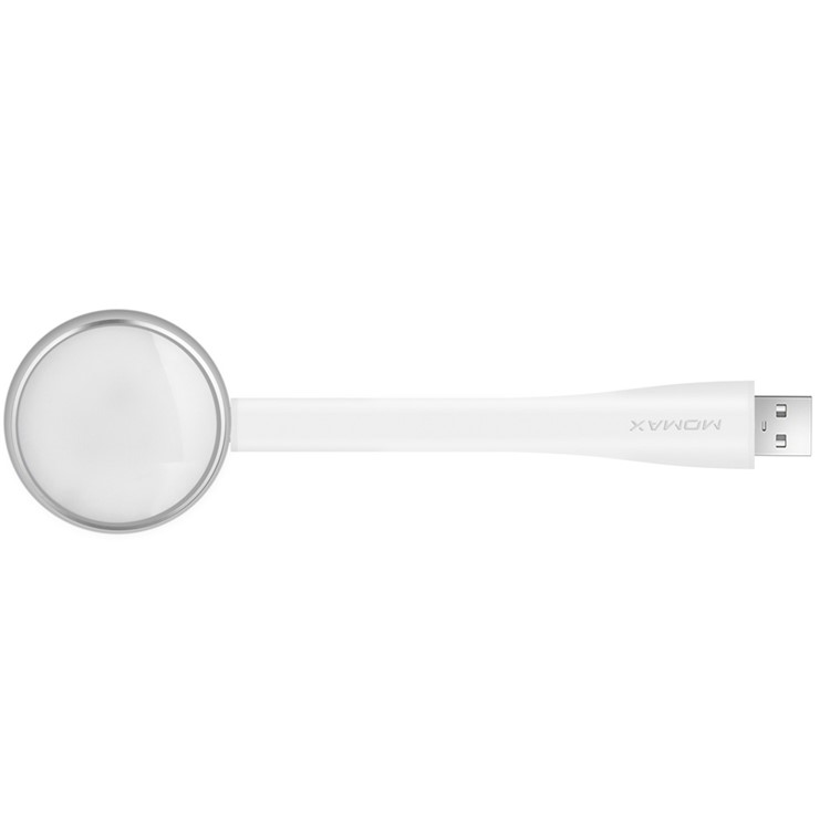 MOMAX X-Light Mini Clip-on Selfie LED Fill Light for iPhone iPad Samsung - Silver Color-9