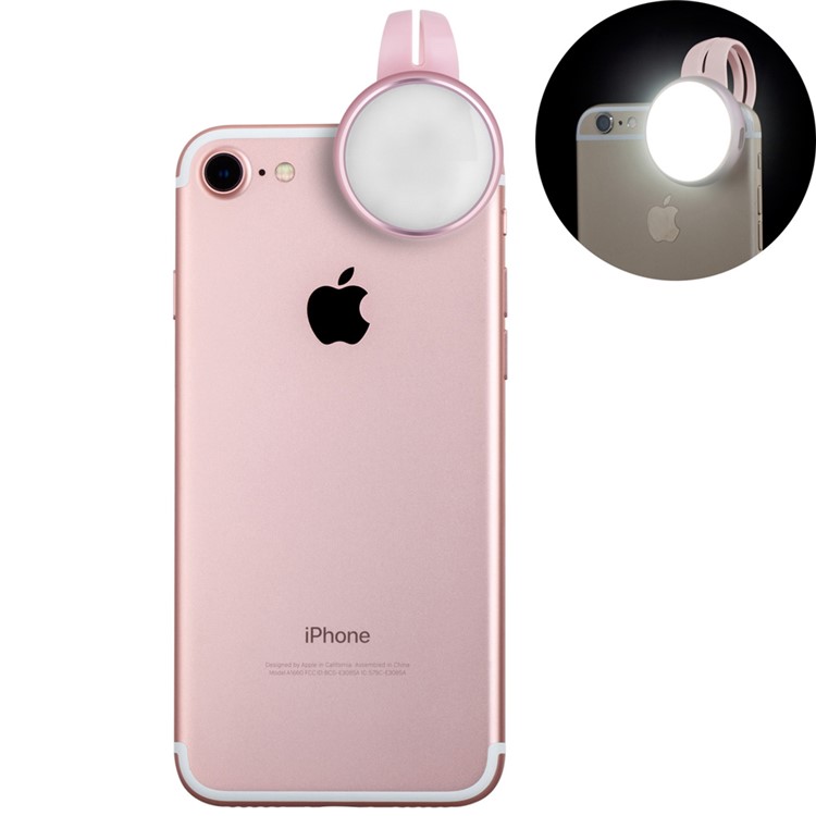 MOMAX X-Light Mini Selfie Fill LED Light with Universal Clip for iPhone iPad Samsung - Rose Gold Color-1