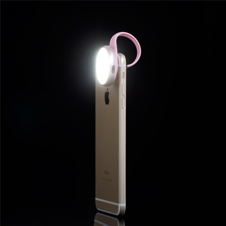 MOMAX X-Light Mini Selfie Fill LED Light with Universal Clip for iPhone iPad Samsung - Rose Gold Color-16