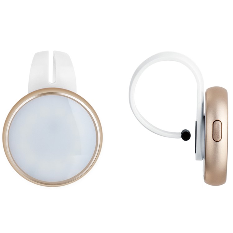 MOMAX X-Light Mini Selfie LED Clip-on Fill Light for iPhone iPad Samsung - Champagne Gold Color-3