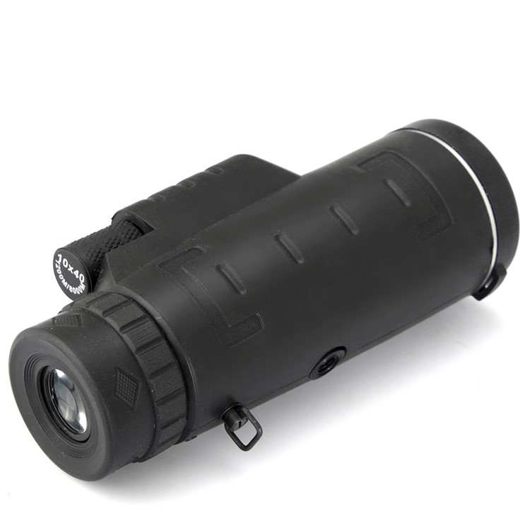 DongChaQiuHao Universal Clip-on 10x40 Hiking Concert Camera Lens Monocular for Smartphone - Black-10