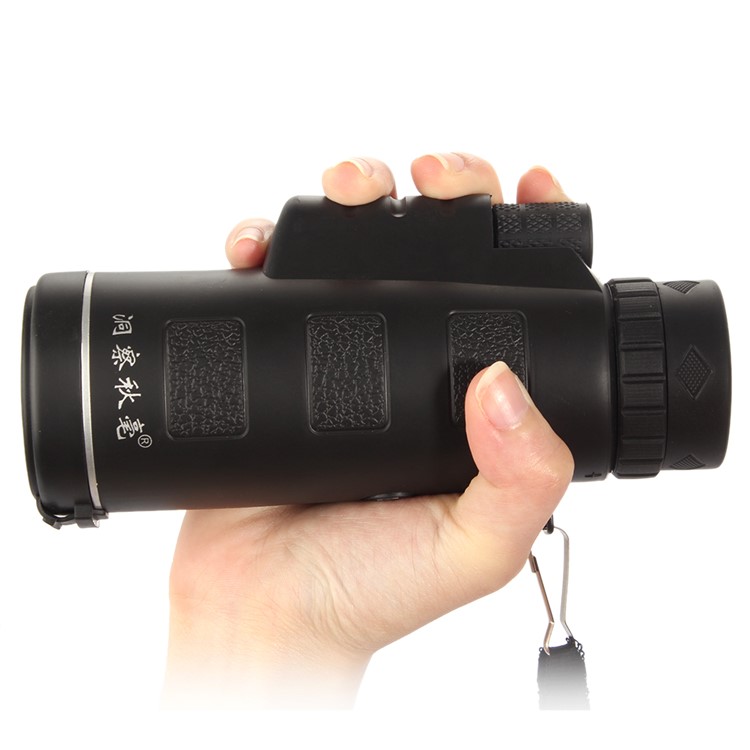 DongChaQiuHao Universal Clip-on 10x40 Hiking Concert Camera Lens Monocular for Smartphone - Black-17