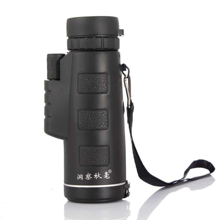 DongChaQiuHao Universal Clip-on 10x40 Hiking Concert Camera Lens Monocular for Smartphone - Black-6