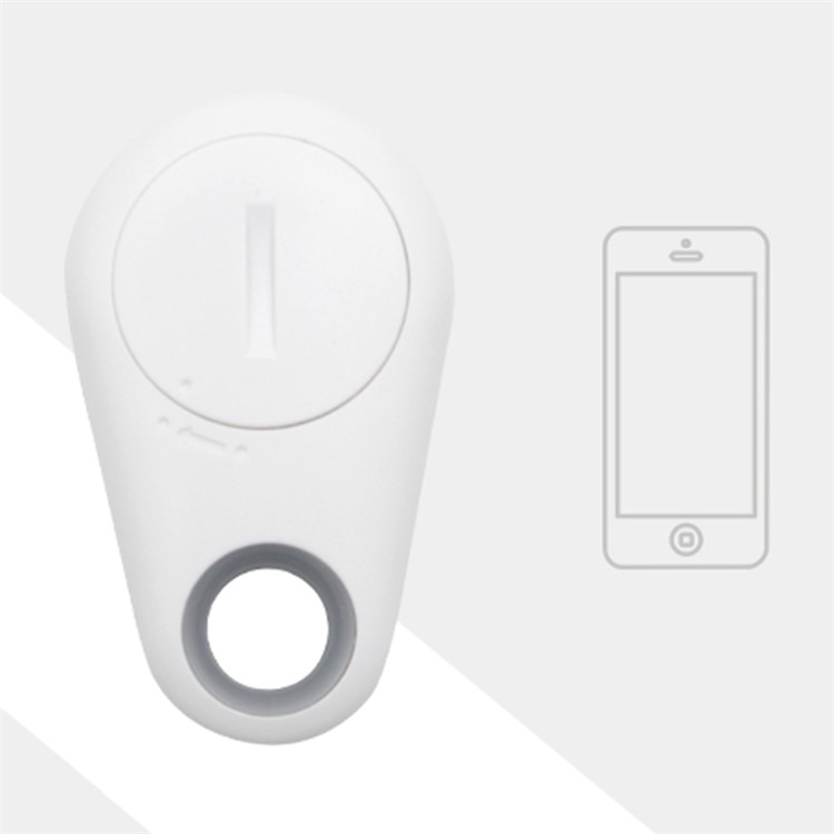 Mini Wireless Bluetooth 4.0 Two-way Anti-lost Alarm Smart Tracker Support Photo Taking - White-1