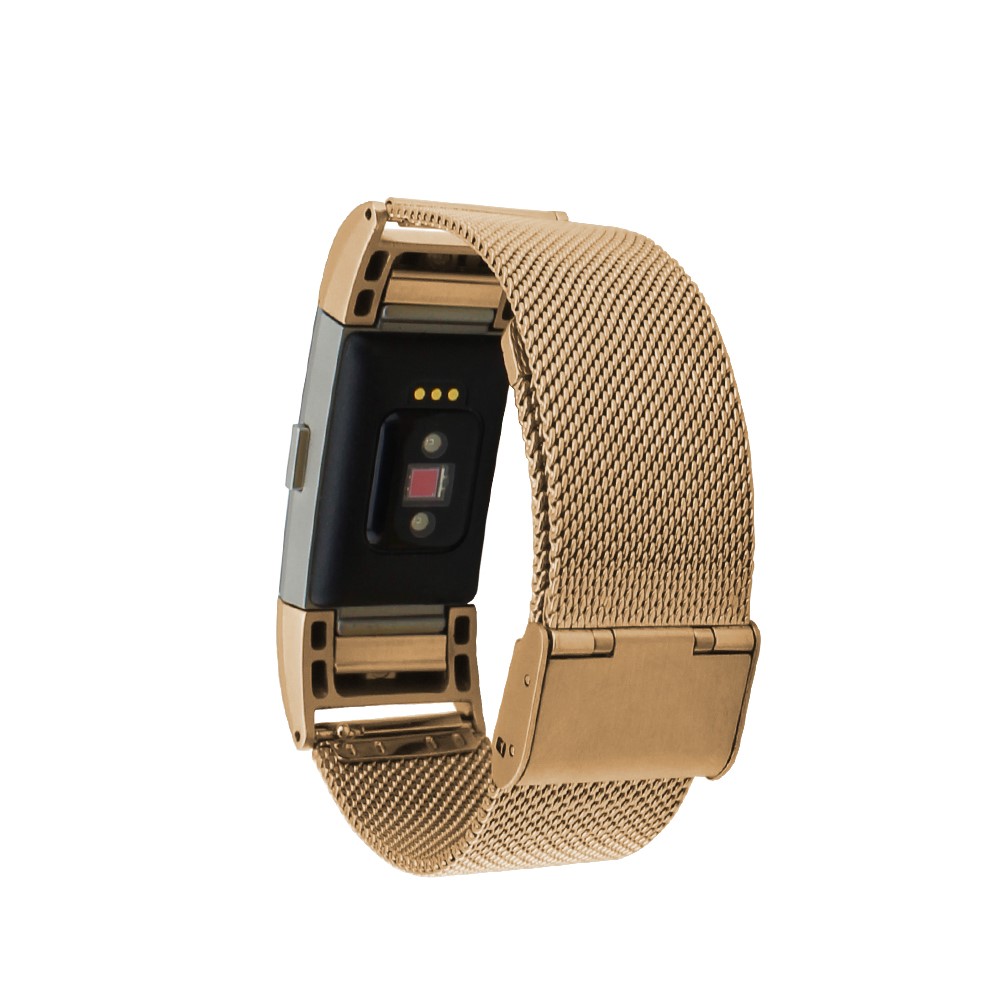 Edelstahlarmbandarmband Für Fitbit Ladung 2 - Roségold Farbe-5