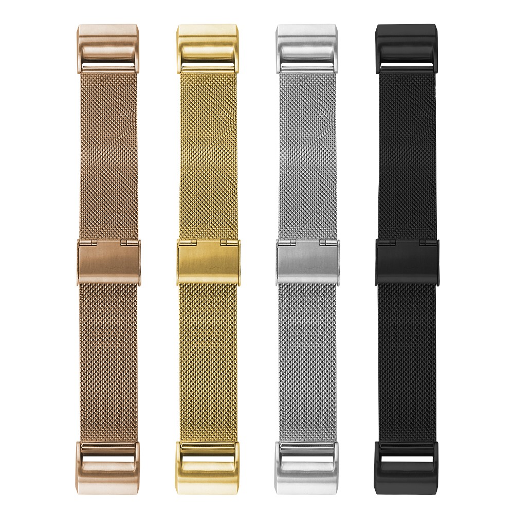Edelstahlarmbandarmband Für Fitbit Ladung 2 - Roségold Farbe-6