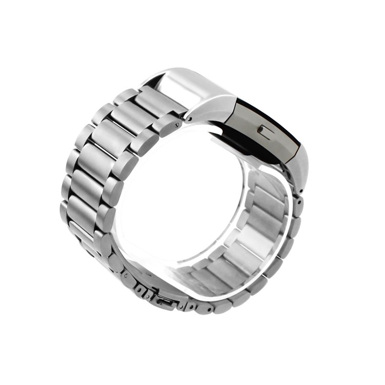 Sturdy Stainless Steel Watchband High-end Wrist Strap for Fitbit Charge 2 - Silver Color-1
