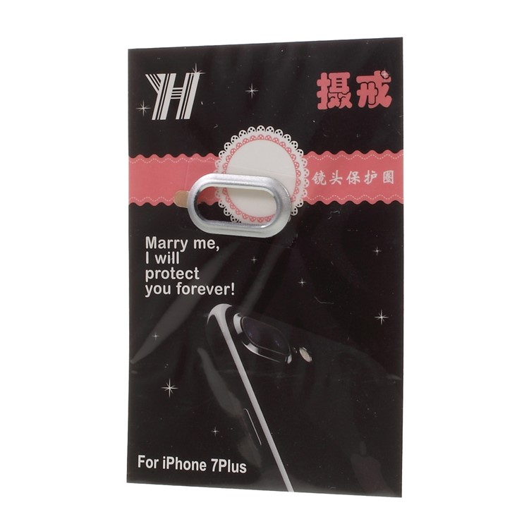 Back Camera Lens Protector for iPhone 8 Plus / 7 Plus 5.5 inch - Silver Color-4
