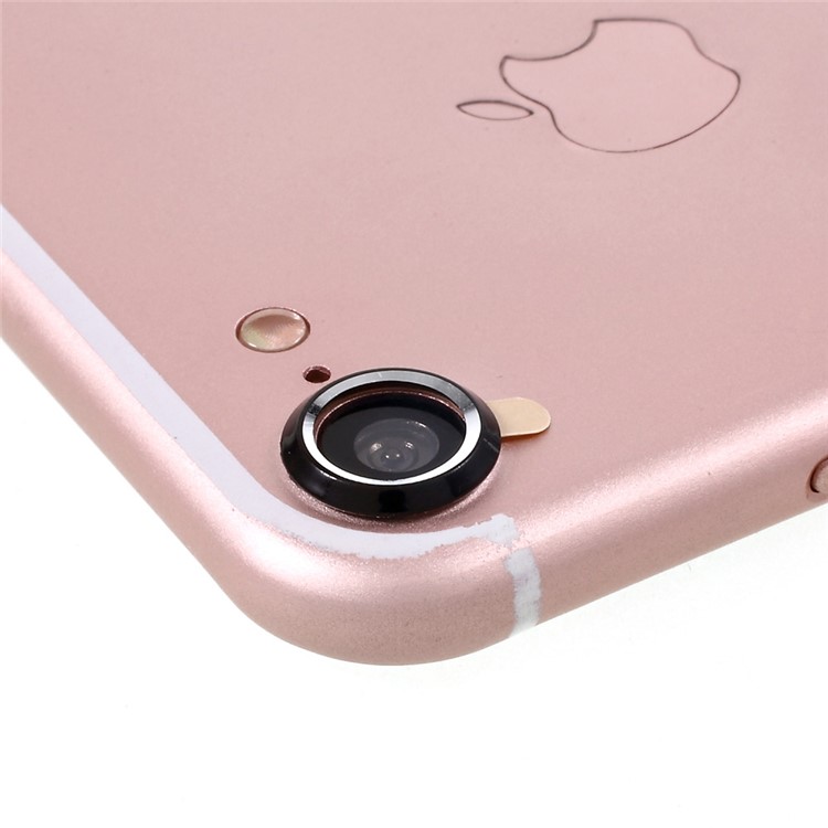 Rear Camera Lens Protective Ring for iPhone 8 / 7 4.7 inch - Jet Black-1