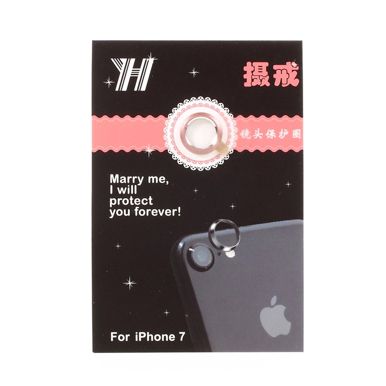Back Camera Lens Protector Cover for iPhone 8 / 7 4.7 inch - Rose Gold Color-4