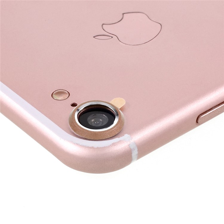 Rear Camera Lens Guard Cover Ring for iPhone 8 / 7 4.7 inch - Gold Color-1