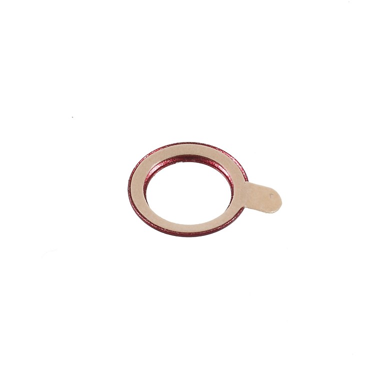 For iPhone 8 / 7 4.7 inch Rear Back Camera Lens Guard Cover Ring - Red-2