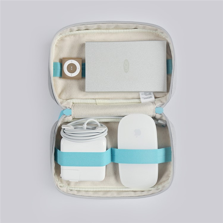 IMBLU Waterproof DuPont Tyvek Paper Storage Bag for Camera / Phone / Earphone - Grey-3