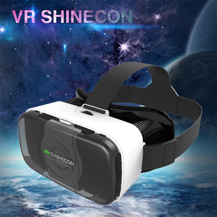 VR SHINECON 3D VR BOX Virtual Reality Glasses for iPhone Samsung-1